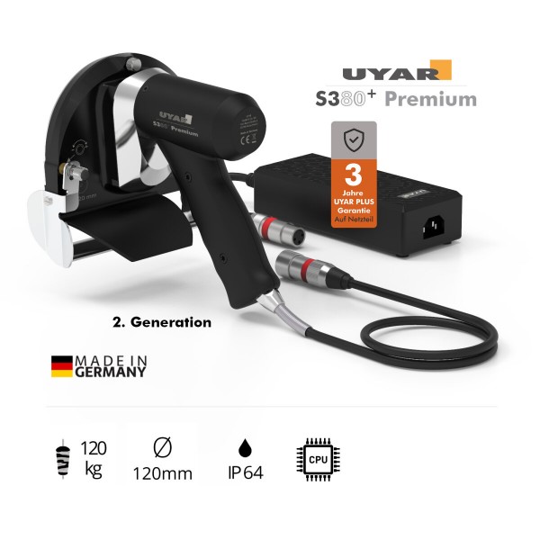 UYAR S380 Plus Premium El. Kreismesser  Ø 120 mm - wasserdicht 