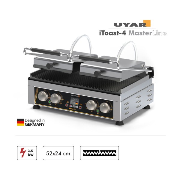 UYAR iToast-4 Kontaktgrill MasterLine 52x24 