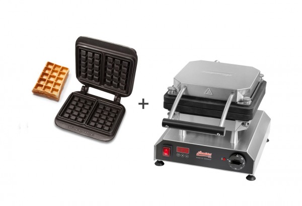 Neumärker Thermocook mit Brüsseler-Waffel-Platte 