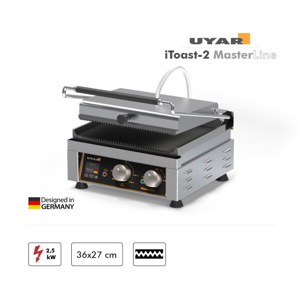 UYAR Kontaktgrill iToast-2 MasterLine 36x27cm