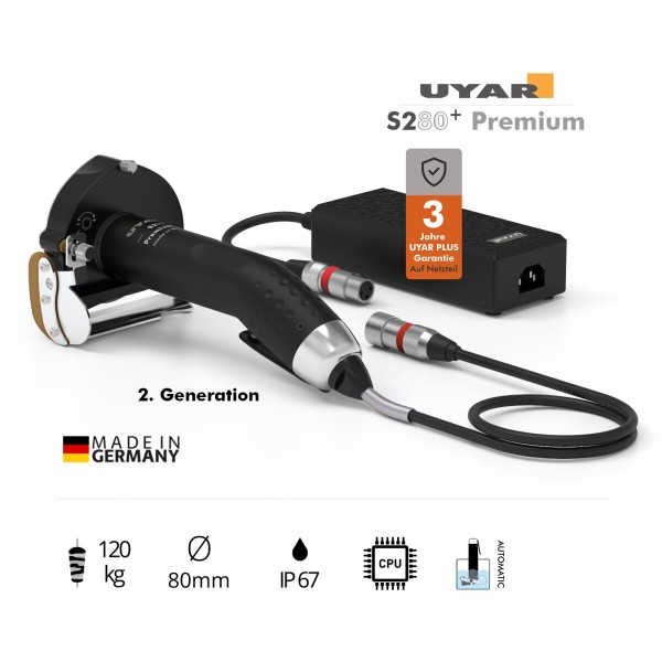 UYAR S280 Plus Premium El. Dönermesser bis 120 kg Fleisch